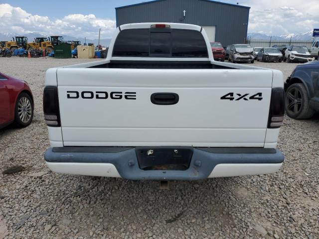 1B7GG32N12S541876 - 2002 DODGE DAKOTA SPORT WHITE photo 6