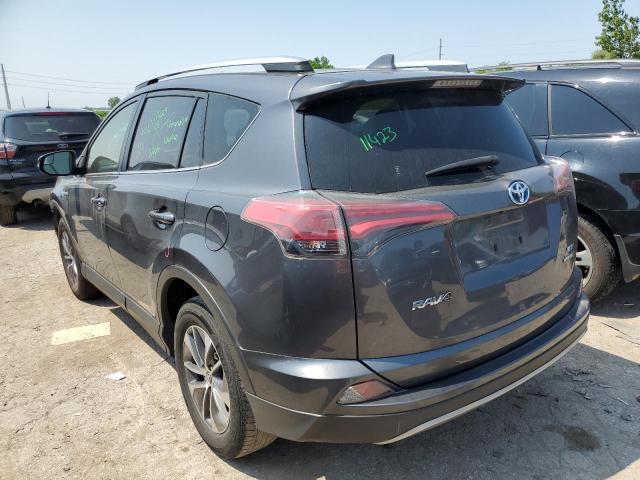 JTMRJREV3HD089001 - 2017 TOYOTA RAV4 HV LE GRAY photo 2