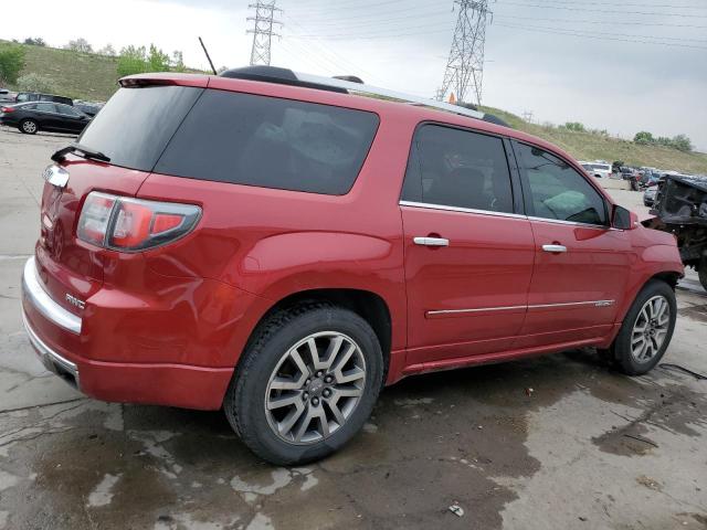 1GKKVTKD4DJ149687 - 2013 GMC ACADIA DENALI RED photo 3