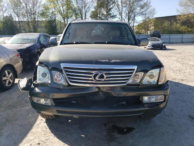 JTJHT00W974025476 - 2007 LEXUS LX 470 GREEN photo 5