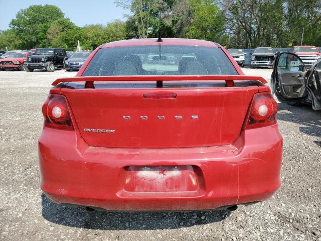 1B3BD1FG6BN534845 - 2011 DODGE AVENGER MAINSTREET RED photo 6