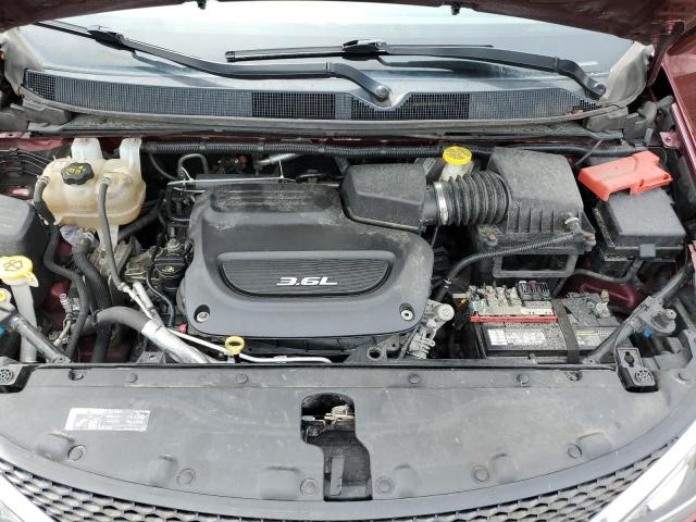 2C4RC1EG8HR591948 - 2017 CHRYSLER PACIFICA TOURING L PLUS MAROON photo 12