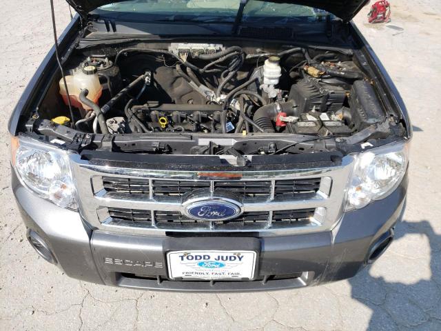 1FMCU0C70BKB77354 - 2011 FORD ESCAPE XLS GRAY photo 12