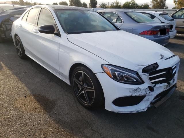 55SWF4JB7JU234900 - 2018 MERCEDES-BENZ C 300 WHITE photo 1