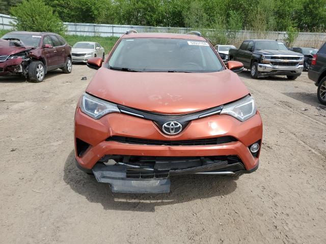 2T3RFREV8GW432467 - 2016 TOYOTA RAV4 XLE ORANGE photo 5