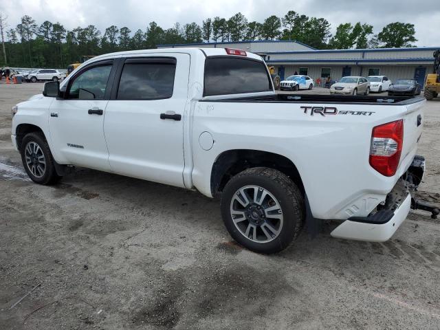 5TFEY5F19KX253520 - 2019 TOYOTA TUNDRA CREWMAX SR5 WHITE photo 2