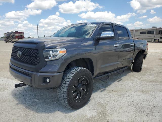 5TFAY5F19JX697963 - 2018 TOYOTA TUNDRA CREWMAX 1794 GRAY photo 1