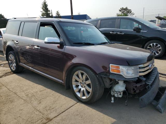 2FMHK6DC2BBD21927 - 2011 FORD FLEX LIMITED BURGUNDY photo 4