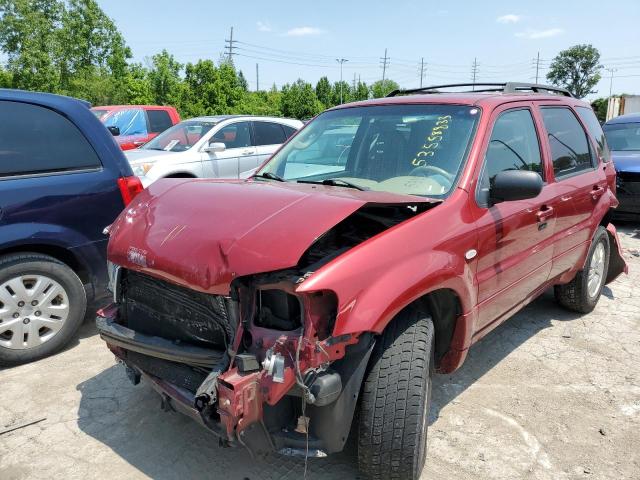 4M2YU56115DJ06293 - 2005 MERCURY MARINER RED photo 1