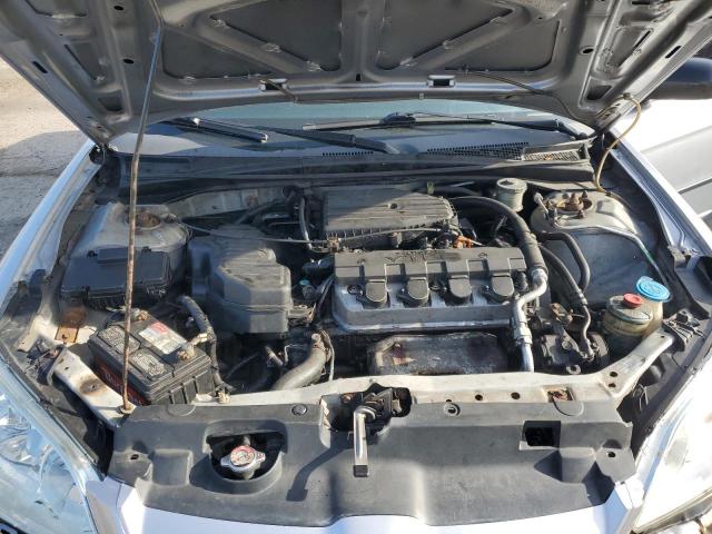 2HGES16385H559016 - 2005 HONDA CIVIC DX VP SILVER photo 11