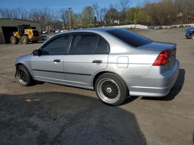 2HGES16385H559016 - 2005 HONDA CIVIC DX VP SILVER photo 2