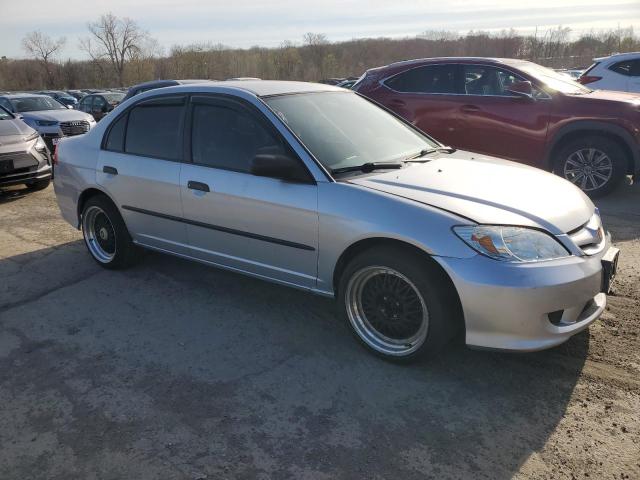 2HGES16385H559016 - 2005 HONDA CIVIC DX VP SILVER photo 4