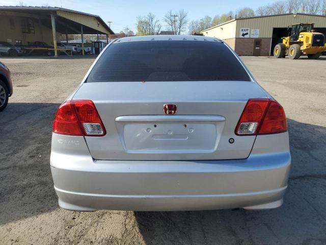 2HGES16385H559016 - 2005 HONDA CIVIC DX VP SILVER photo 6