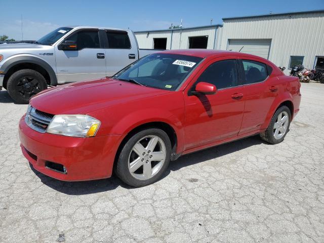 1C3CDZCB8DN708352 - 2013 DODGE AVENGER SXT RED photo 1