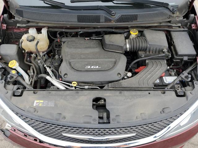 2C4RC1BG6HR748865 - 2017 CHRYSLER PACIFICA TOURING L MAROON photo 12