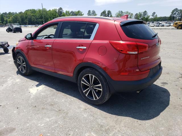 KNDPC3A65F7771449 - 2015 KIA SPORTAGE EX RED photo 2