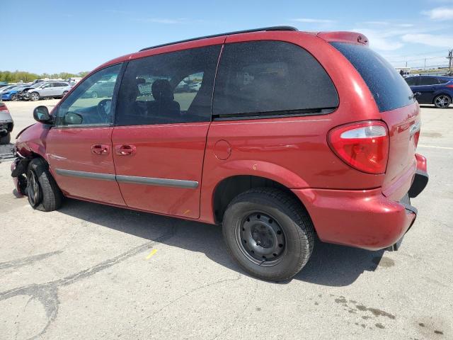 1A4GP45R86B681136 - 2006 CHRYSLER TOWN & COU წითელი ფოტო 2