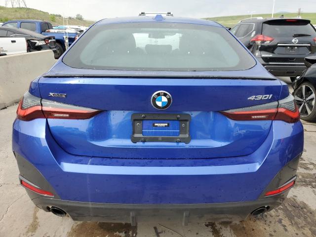 WBA73AV09PFP32331 - 2023 BMW 430XI GRAN COUPE BLUE photo 6