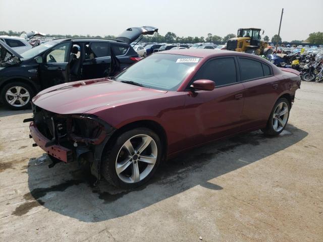 2C3CDXHG4JH157379 - 2018 DODGE CHARGER SXT PLUS RED photo 1