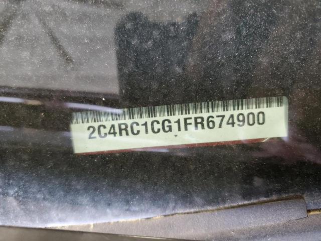 2C4RC1CG1FR674900 - 2015 CHRYSLER TOWN & COU TOURING L RED photo 14