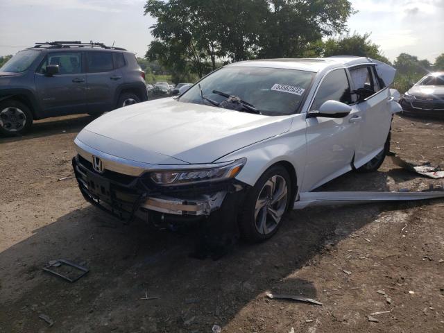 1HGCV2F5XJA014790 - 2018 HONDA ACCORD EXL WHITE photo 2