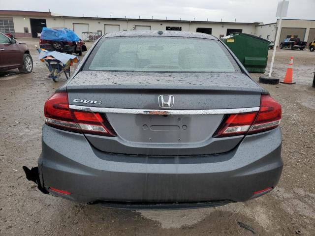 19XFB2F97DE075541 - 2013 HONDA CIVIC EXL 灰色 照片 6