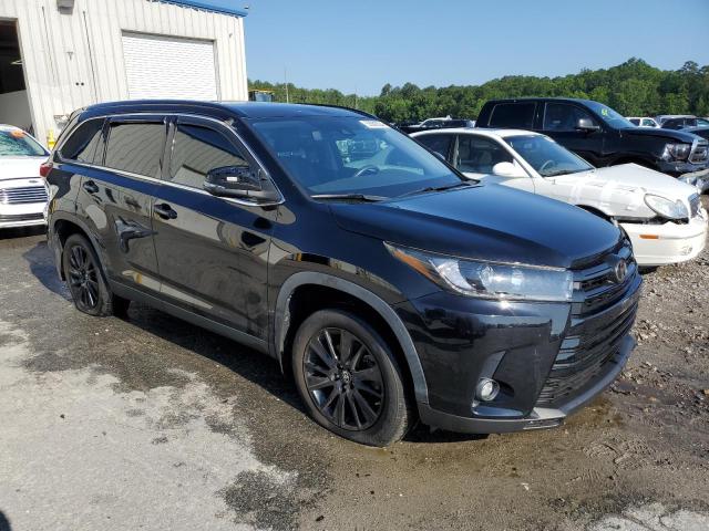 5TDJZRFH2KS629626 - 2019 TOYOTA HIGHLANDER SE BLACK photo 4