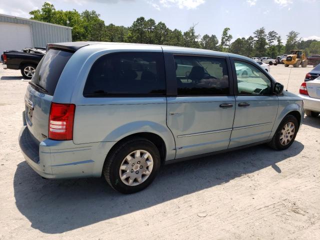 2A8HR44H58R149952 - 2008 CHRYSLER TOWN & COU LX BLUE photo 3