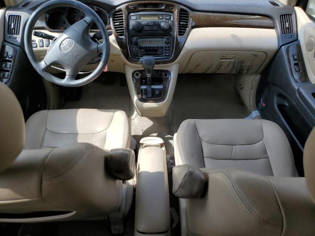 JTEGF21A110010064 - 2001 TOYOTA HIGHLANDER TAN photo 8