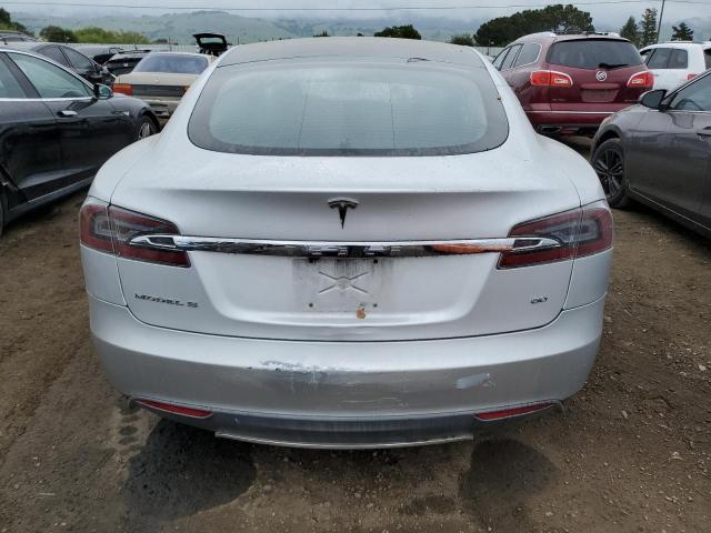 5YJSA1CG5DFP17344 - 2013 TESLA MODEL S SILVER photo 6