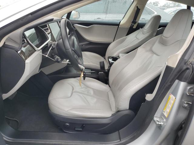 5YJSA1CG5DFP17344 - 2013 TESLA MODEL S SILVER photo 7