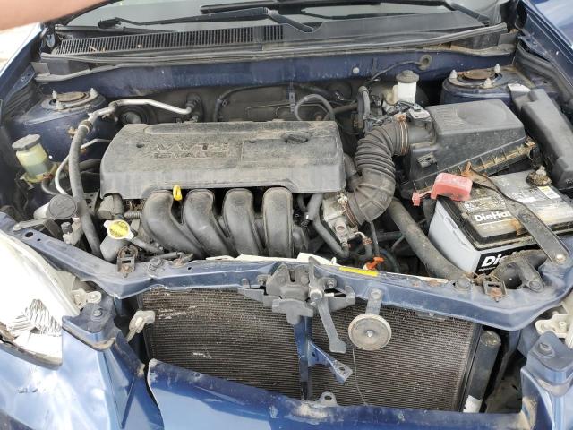 2T1KR32EX8C697364 - 2008 TOYOTA COROLLA MA XR BLUE photo 11