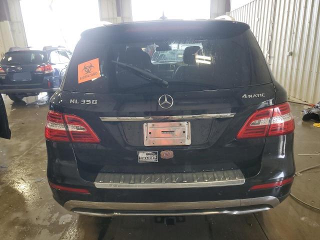 4JGDA5HB2DA202688 - 2013 MERCEDES-BENZ ML 350 4MATIC BLACK photo 6