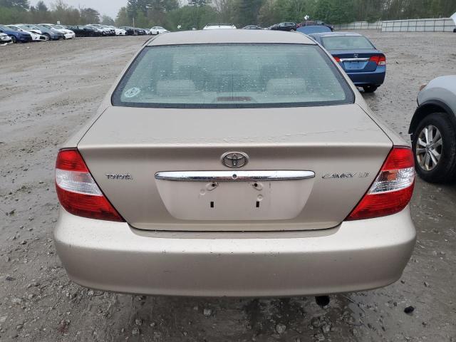 4T1BE32K52U048854 - 2002 TOYOTA CAMRY LE GOLD photo 6