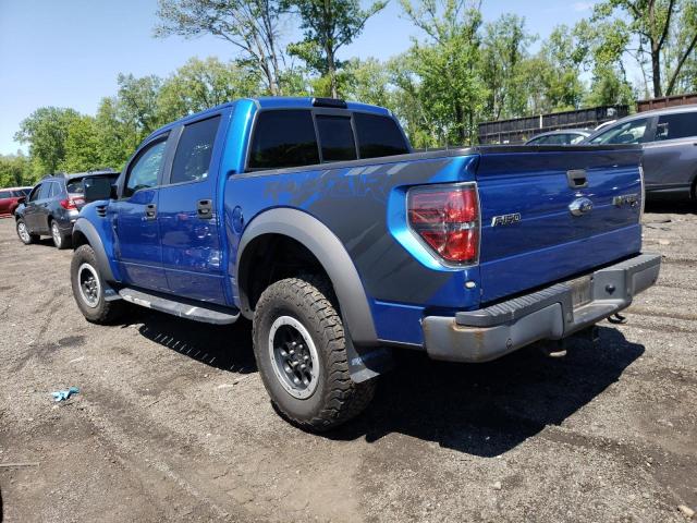 1FTFW1R61DFC99605 - 2013 FORD F150 SVT RAPTOR BLUE photo 2