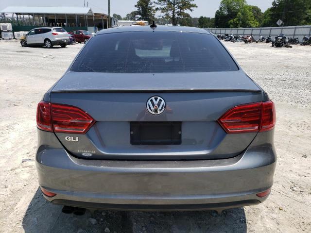 3VW4S7AJ0DM298352 - 2013 VOLKSWAGEN JETTA GLI GRAY photo 6