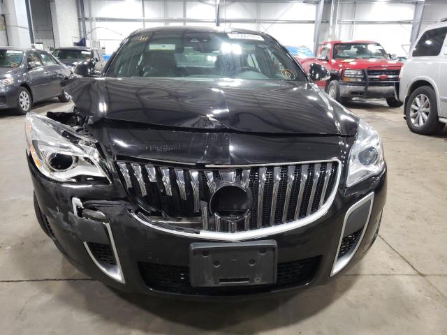 2G4GU5GX2H9111598 - 2017 BUICK REGAL GS შავი ფოტო 5