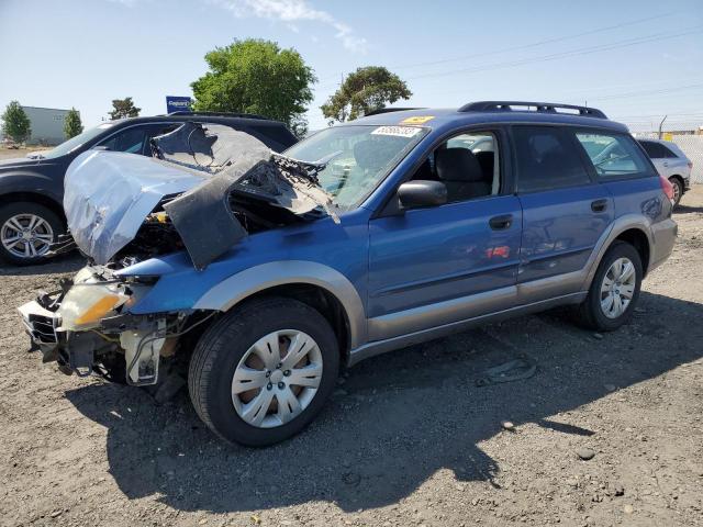 4S4BP60C397318521 - 2009 SUBARU OUTBACK BLUE photo 1