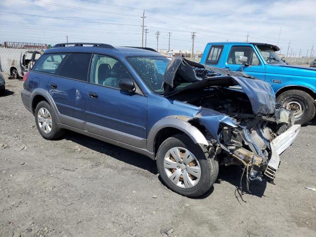 4S4BP60C397318521 - 2009 SUBARU OUTBACK BLUE photo 4