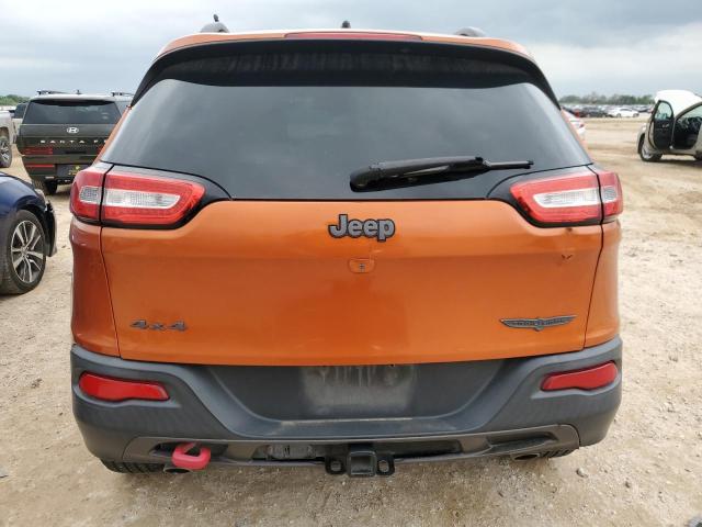 1C4PJMBSXFW757382 - 2015 JEEP CHEROKEE TRAILHAWK ORANGE photo 6