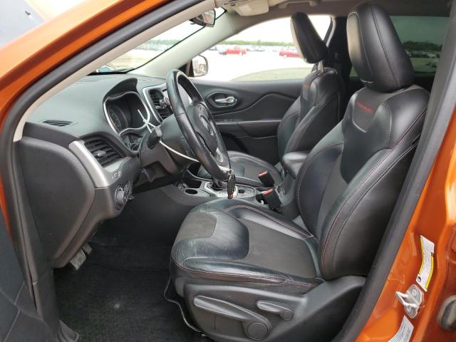 1C4PJMBSXFW757382 - 2015 JEEP CHEROKEE TRAILHAWK ORANGE photo 7