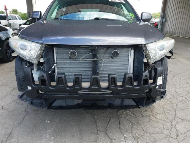 5TDBK3EH0CS151103 - 2012 TOYOTA HIGHLANDER BASE Gris photo 9