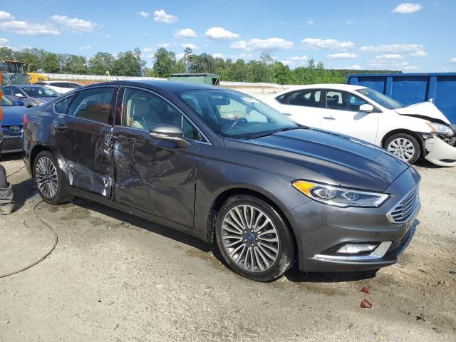 3FA6P0D98JR146149 - 2018 FORD FUSION TITANIUM/PLATINUM GRAY photo 4