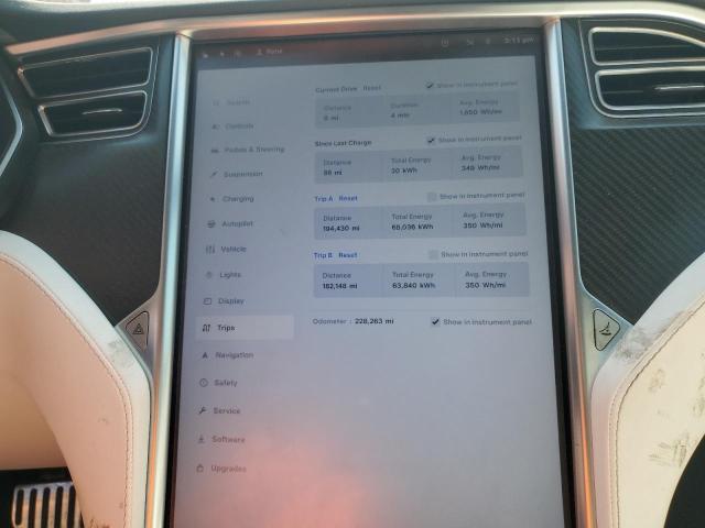 5YJSA1E25HF219345 - 2017 TESLA MODEL S 黑色 照片 9