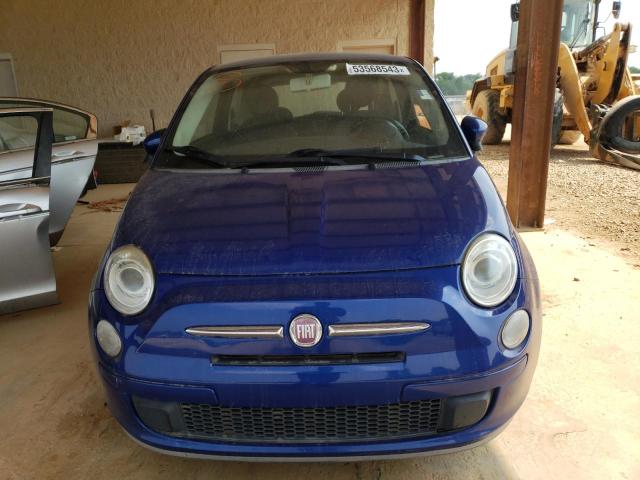 3C3CFFAR2CT328477 - 2012 FIAT 500 POP BLUE photo 5