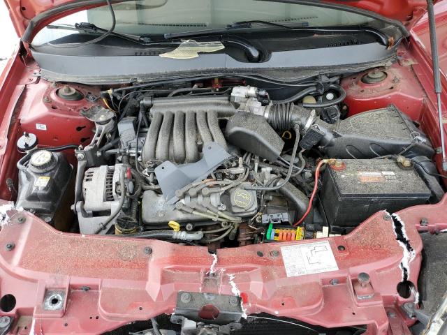 1FAFP55293A173341 - 2003 FORD TAURUS SES RED photo 11