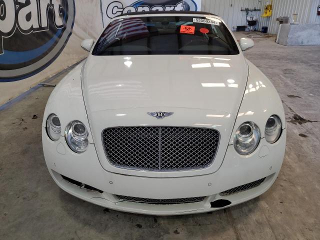 SCBDR33W38C052552 - 2008 BENTLEY CONTINENTA GTC WHITE photo 5