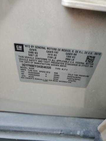 3GYFNBEY0AS646326 - 2010 CADILLAC SRX PERFORMANCE COLLECTION Beżowy zdjęcie 13