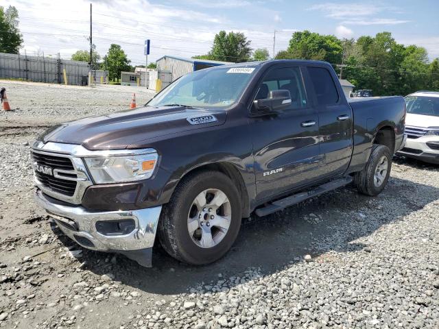 1C6RREBT0KN757480 - 2019 RAM 1500 BIG HORN/LONE STAR BROWN photo 1