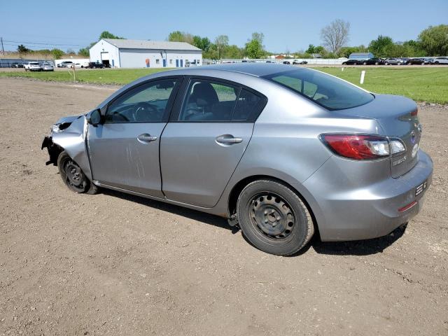 JM1BL1U79D1830909 - 2013 MAZDA 3 I GRAY photo 2